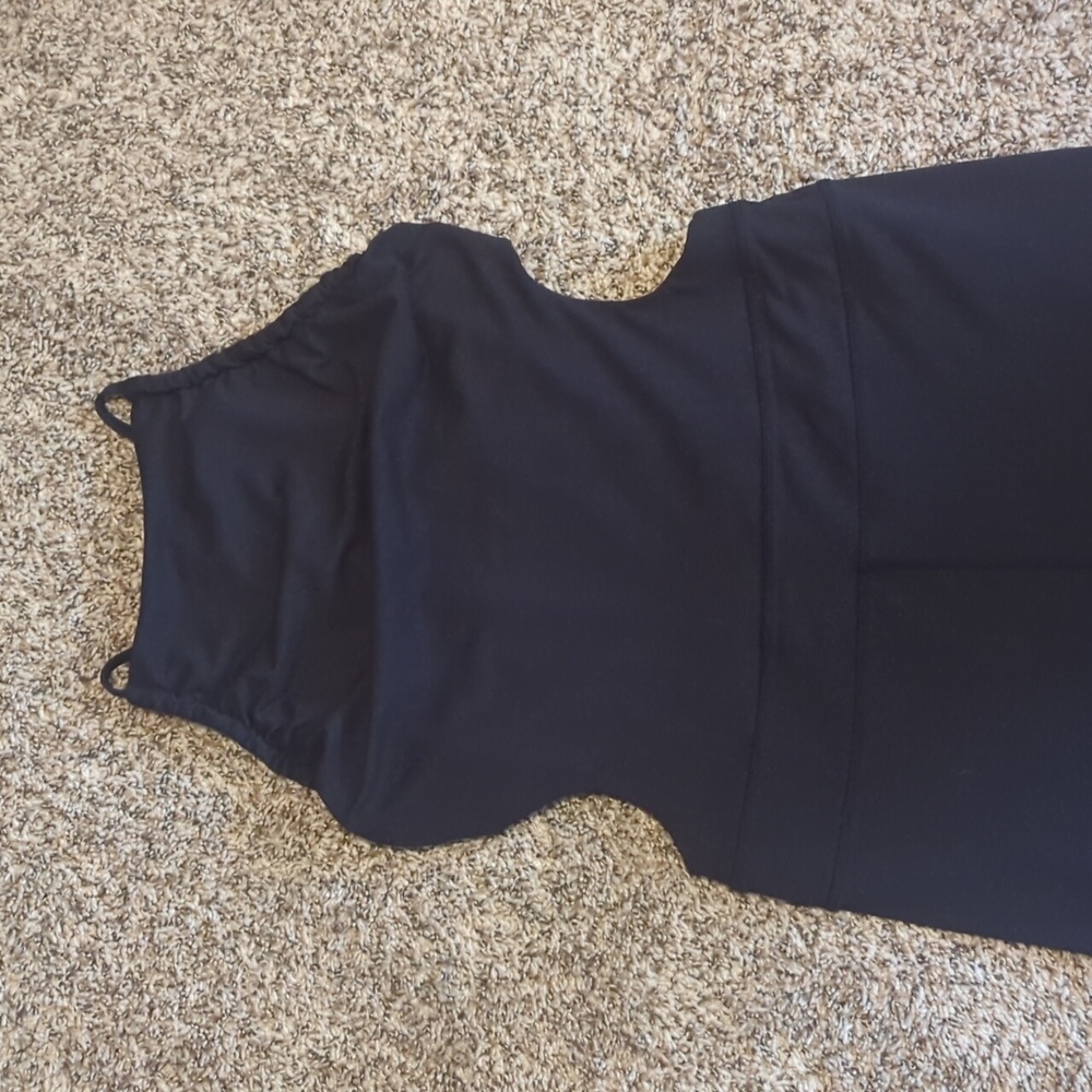 Free People Movement Open Side High Neck Jumpsuit